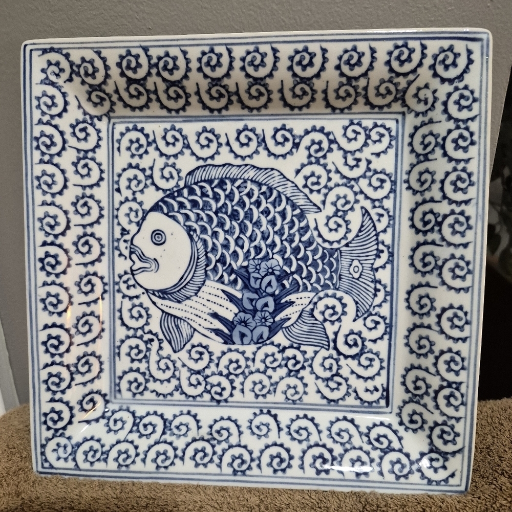 Fish Design Ceramic Plate